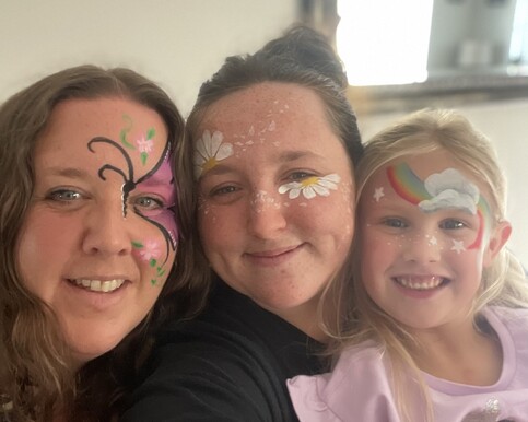 Face painting hire
