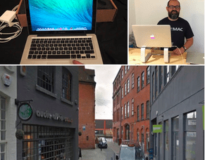 Travelled to Birmingham/ Went to fix laptop/ Self development