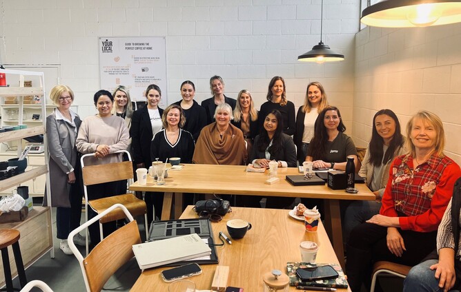 Empower Her Sales Mindset Workshop Attendees with Katie Lander from PeopleInk