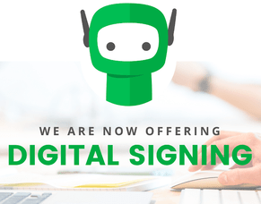 We Are Now Offering Digital Signing&nbsp;