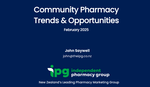 Community Pharmacy - Trends &amp; Opportunities