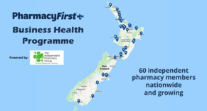 A New Zealand first!...                                                       Business Health Programme for pharmacies.