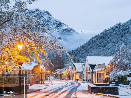 Arrowtown Spring Snow 16"x20"