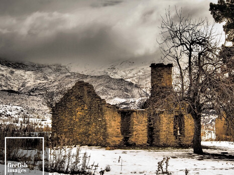 Stewart Town Winter Scene 16"x20"