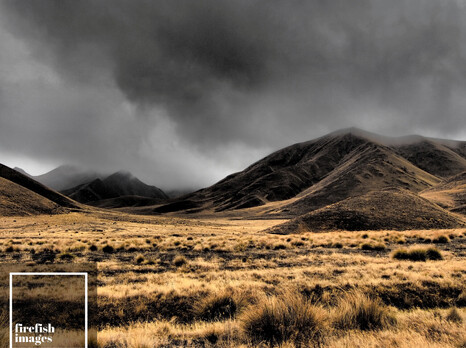 Lindis Pass Winter Storm 16"x20"