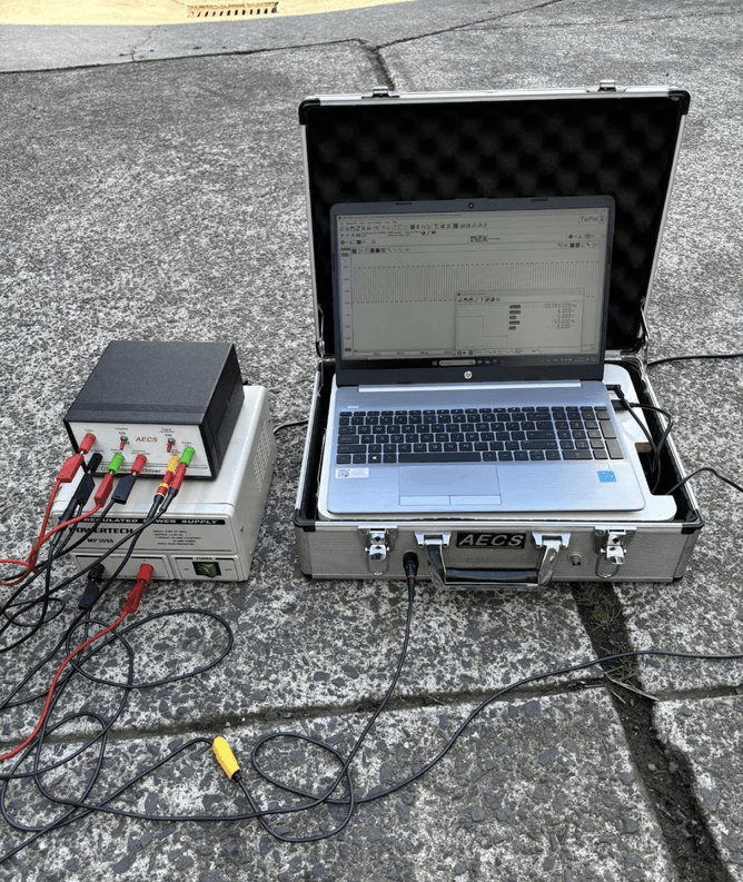 ATS 500XM scope setup for Toyota Dyna regen injector test
