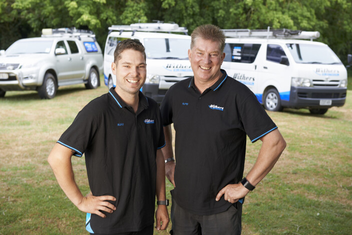 Left to Right: Ricky Withers (Son) and Murray Withers (Father).