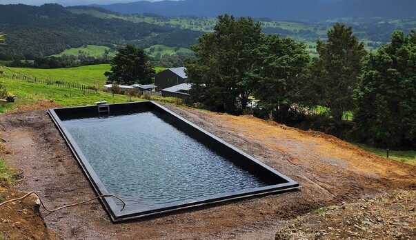 Pool Install in Okaihau
