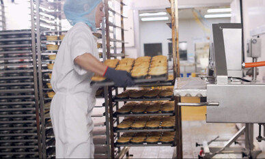 Pieline systems commercial pie maker equipment in use at Goodtime Pies