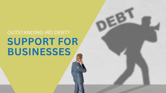 Businesses with outstanding IRD Debt