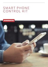 Photo of the front page of Dominator Garages smart phone kit brochure