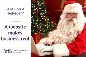 A website makes business real