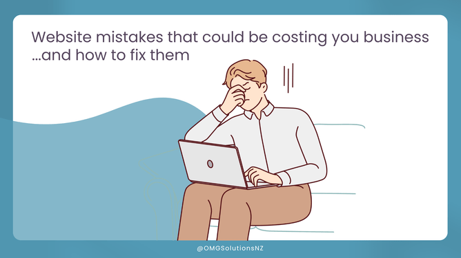 OMG Solutions - website mistakes and how to fix them