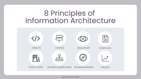 8 Principles of Information Architecture for web design