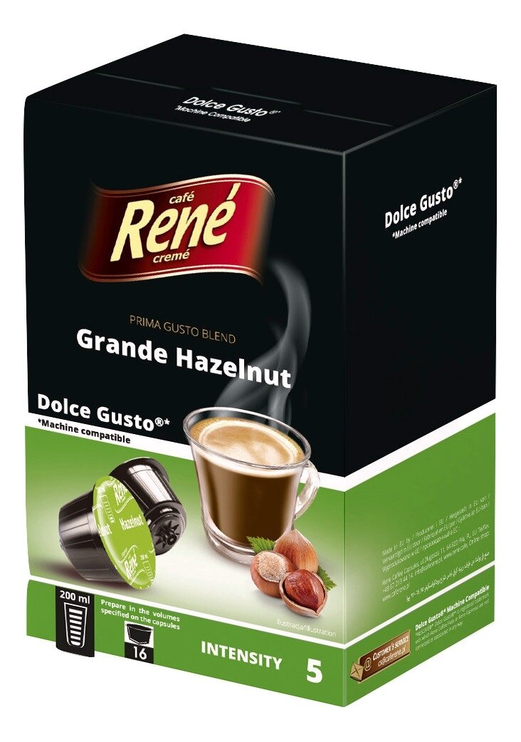 My Coffee Capsules New Rene For Dolce Gusto Grande Hazelnut