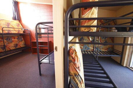 Bunk beds in camp room