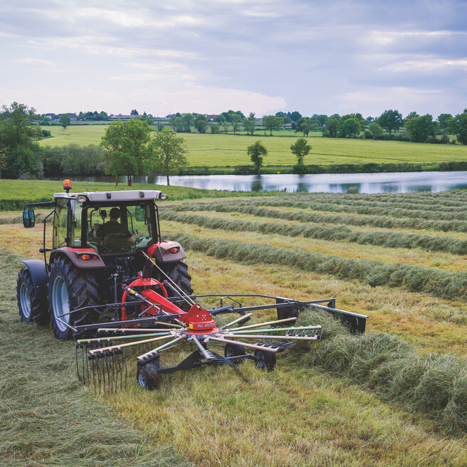 MF Tractor Rakes