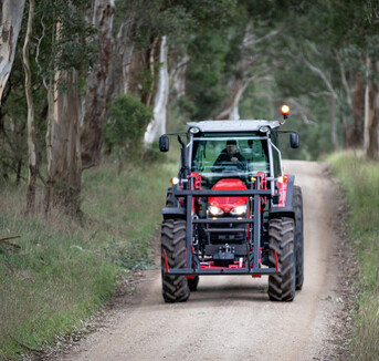 Massey Ferguson 5M on the road
