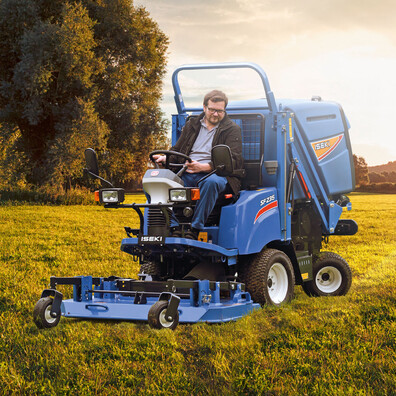Iseki front rotary mower collector 