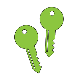 Key icons in green