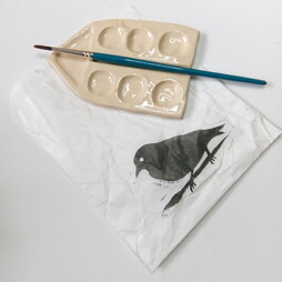 Ceramic palette by Bellbird Watercolour