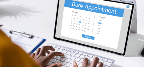 Website bookings and upfront payments