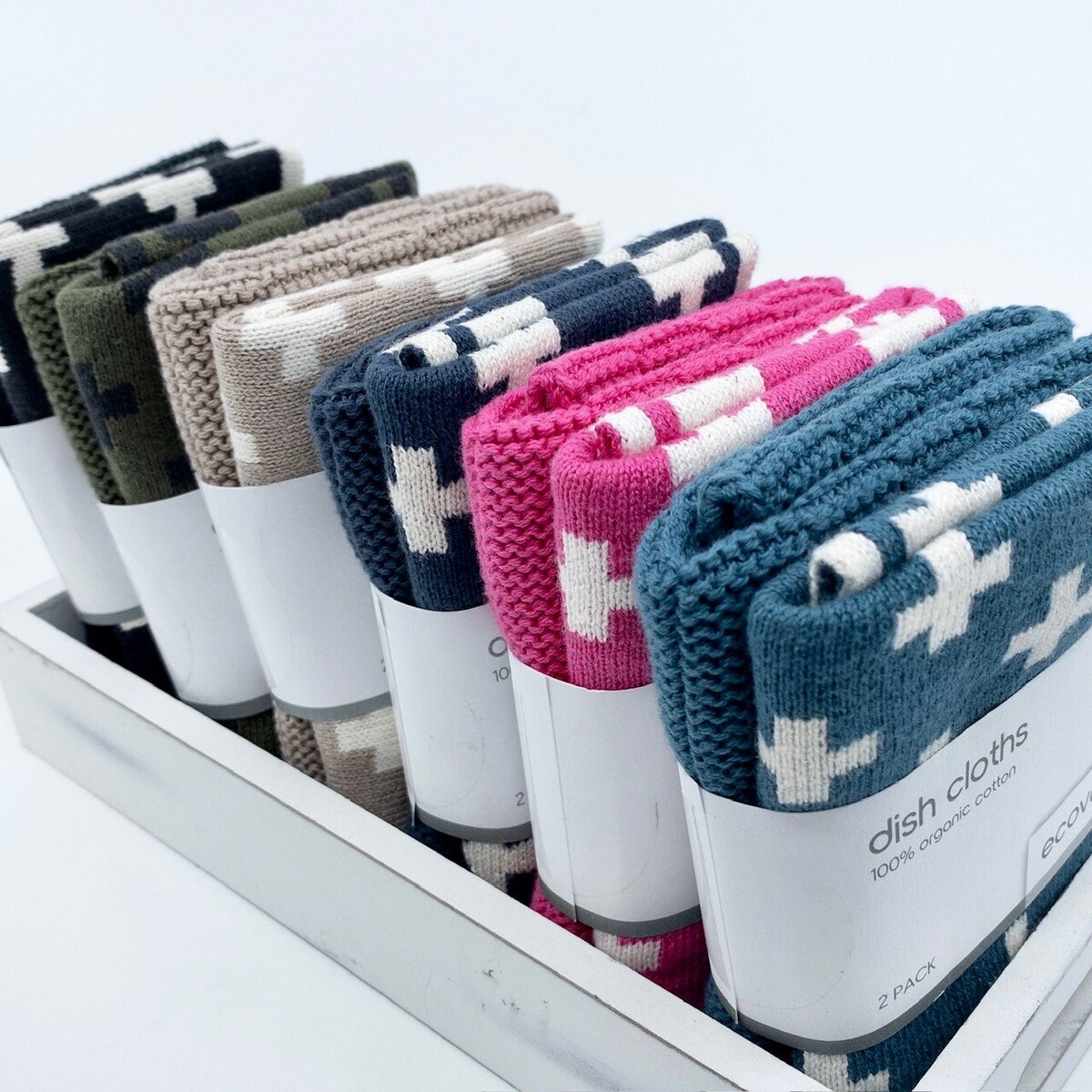New Zealand's best range of organic cotton dishcloths. Ecovask.nz