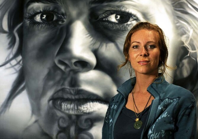 Sofia with "The Other Sister"