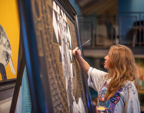 A glimpse into Sofia's private gallery