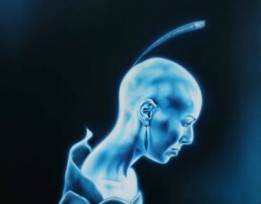 Effulgent Self oil painting finalist in the Adam Portraiture Awards