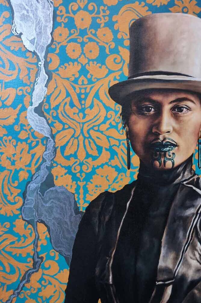 Maori portrait of Sophia by Sofia Minson