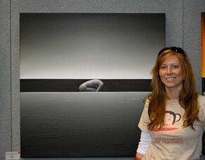 1st prize contemporary Maori painting at Auckland Art Competition