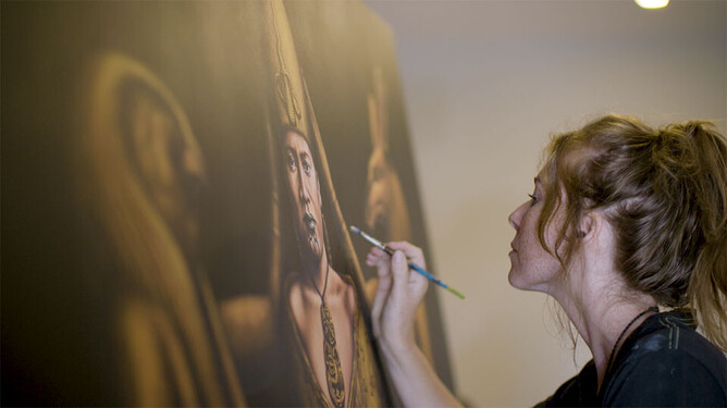 Sofia with "Blessing the Pharaoh"