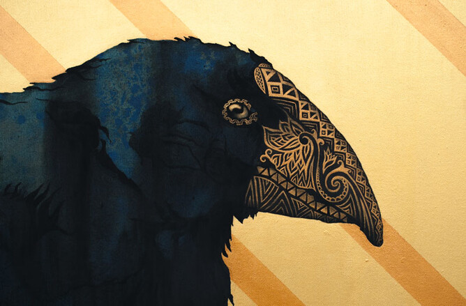 Close-up of "The Phoenix"