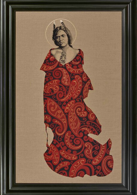 "Magdalena" 1900 x 1280mm. Flashe & acrylic on raw linen - Sold.