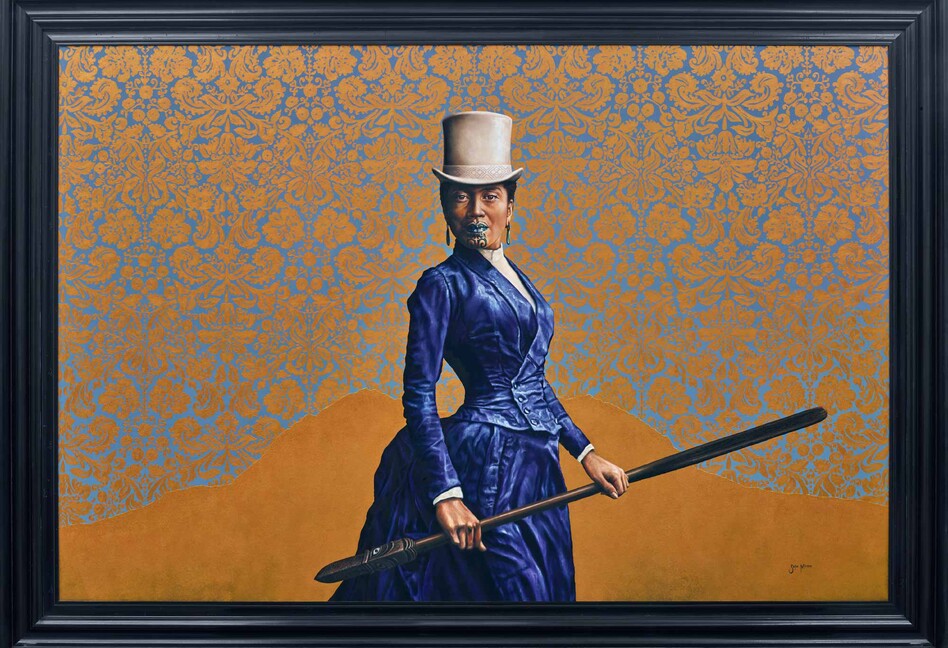 "The Hero's Journey" 1680 x 2380mm. Oil and flashe (vinyl paint) on canvas - Sold