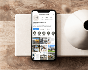 Real estate social media design
