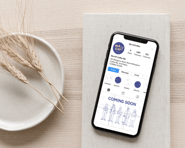 Bright colourful brand design - Coffee bar