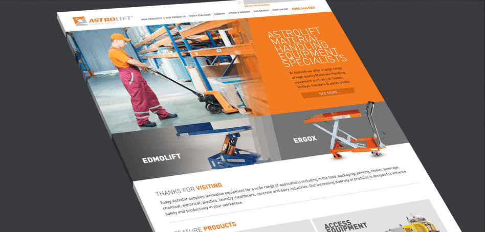 ASTROLIFTS - WEBSITE DESIGN