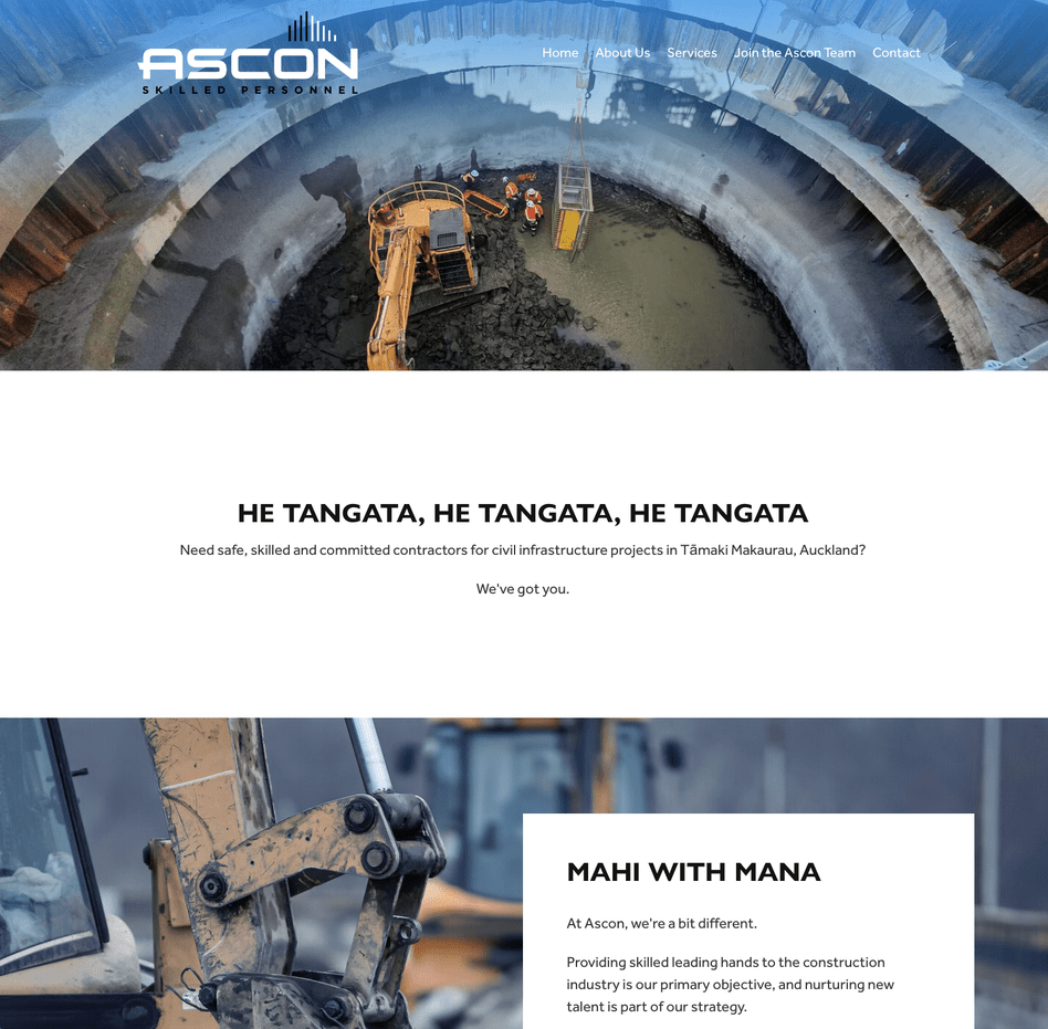 ASCON SKILLED PERSONEL - WEBSITE DESIGN & BUILD