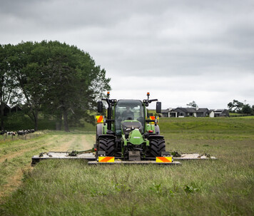 Fendt 726 Vario with Slicer / Mower Combination