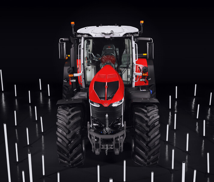 Massey Ferguson 9S Tractor Studio Front View