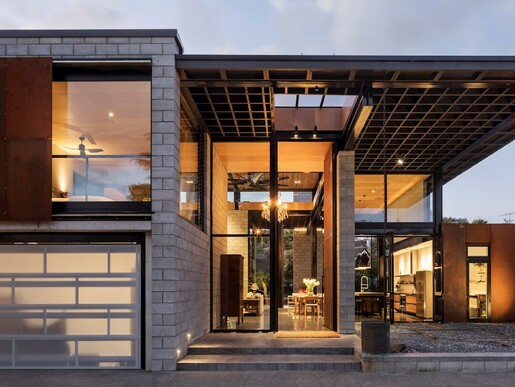 Front entrance of house. Davis House