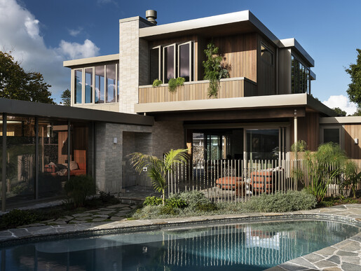 Back of house exterior and pool. Prospect House