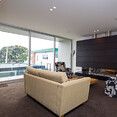 Paunui house, lounge area with large windows