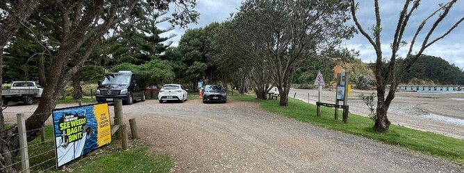 Sign in place at Man O’ War Bay on Waiheke Island. Photo: Hemisphere