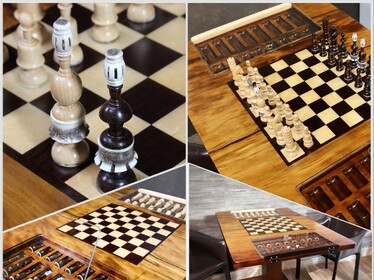 Kauri chess table
