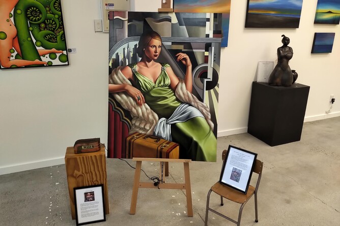 Lady with a Suitcase, Catherine Abel