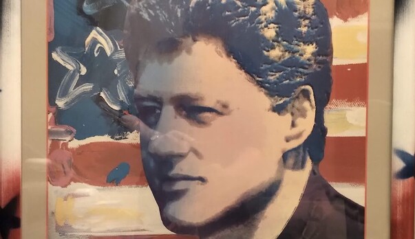 A mix of contemporary art and politics