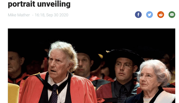 Unveiling of June, Lady Hillary portrait